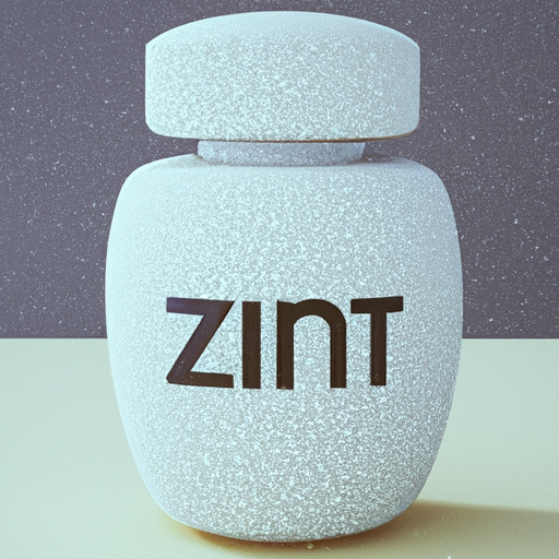 תקריב של בקבוק גלולות עם התווית Zint